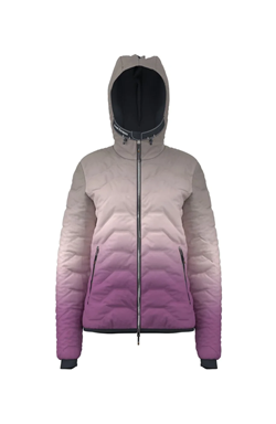 GAVIA LADY PADDED JACKET DRIFTWOOD TO AMETHYST SHADDED